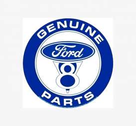 Tac Signs  - Ford white/blue - Tac Signs - FD11 - tacFD11 | Toms Modelautos
