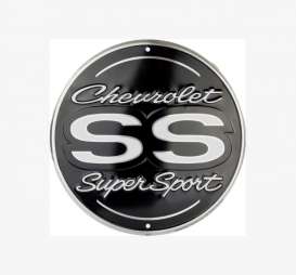 Tac Signs  - Chevrolet black/silver - Tac Signs - CS60131 - tacCS60131 | Toms Modelautos