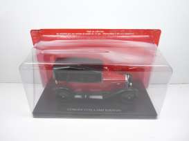 Citroen  - Type A red/black - 1:24 - Magazine Models - 24CitroenTypeA - mag24CitTypeA | Toms Modelautos