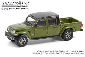 Jeep - Gladiator 2021 green - 1:64 - GreenLight - 28080F - gl28080F | Toms Modelautos Jeep - Gladiator 2021 green - 1:64 - GreenLight - 28080F - gl28080F | Toms Modelautos