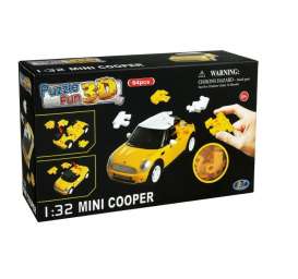 Mini  - Cooper yellow/white - 1:32 - Happy Well - 57074 - happy57074 | Toms Modelautos