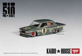 Datsun  - 510 green - 1:64 - Mini GT - KHMG001 - MGTKHMG001 | Toms Modelautos