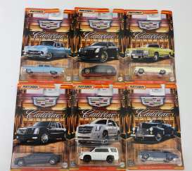 Cadillac - assortment various - 1:64 - Matchbox - GGF12 - MBGGF12-968J | Toms Modelautos Cadillac - assortment various - 1:64 - Matchbox - GGF12 - MBGGF12-968J | Toms Modelautos