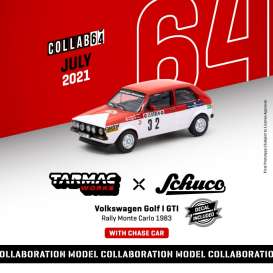 Volkswagen - Golf I GTi 1983 red/white - 1:64 - Tarmac - T64S-008-MAR - TC-T64S008MAR | Toms Modelautos Volkswagen - Golf I GTi 1983 red/white - 1:64 - Tarmac - T64S-008-MAR - TC-T64S008MAR | Toms Modelautos