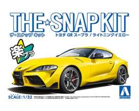 Toyota  - GR Supra yellow - 1:32 - Aoshima - 05888 - abk05888 | Toms Modelautos