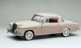 Mercedes Benz - 220SE coupe 1958 cream/pink - 1:18 - SunStar - 3591 - sun3591 | Toms Modelautos Mercedes Benz - 220SE coupe 1958 cream/pink - 1:18 - SunStar - 3591 - sun3591 | Toms Modelautos