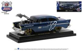 Chevrolet  - 150 Sedan 1957 blue/black - 1:24 - M2 Machines - 40300-84B - M2-40300-84B | Toms Modelautos