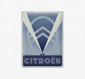 Tac Signs 3D  - Citroën blue - Tac Signs - NA23308 - tac3D23308 | Toms Modelautos