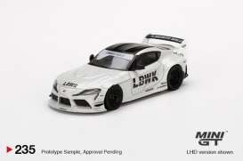 Toyota  - GR Supra 2020 white - 1:64 - Mini GT - 00235-R - MGT00235Rhd | Toms Modelautos