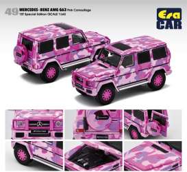 Mercedes Benz  - G63 2021 pink - 1:64 - Era - Era214x4RF49 - EraMB214x4RF49 | Toms Modelautos