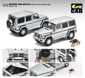 Mercedes Benz  - G63 2021 silver - 1:64 - Era - Era214x4RN49 - Era214x4RN49 | Toms Modelautos