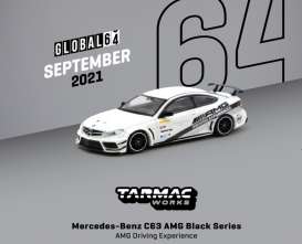 Mercedes Benz  - C63 AMG white - 1:64 - Tarmac - T64G-009-DE - TC-T64G009DE | Toms Modelautos
