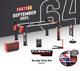 diorama Garage Accessoires - black/red - 1:64 - Tarmac - T64A-001-RLA - TC-T64A001RLA | Toms Modelautos diorama Garage Accessoires - black/red - 1:64 - Tarmac - T64A-001-RLA - TC-T64A001RLA | Toms Modelautos