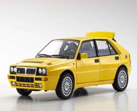 Lancia  - Delta HF Integrale yellow - 1:18 - Kyosho - 8343y - kyo8343y | Toms Modelautos