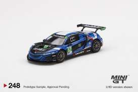 Acura  - NSX GT3 2020 blue/black - 1:64 - Mini GT - 00248-L - MGT00248Lhd | Toms Modelautos