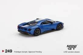 Ford  - GT 2020 blue - 1:64 - Mini GT - 00249-L - MGT00249Lhd | Toms Modelautos