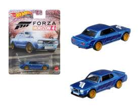 Nissan  - Skyline H/T 2000 GT-X blue/gold - 1:64 - Hotwheels - GRL69 - hwmvGRL69 | Toms Modelautos