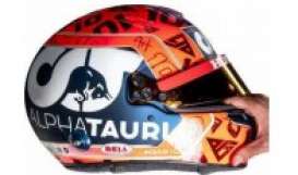 Helmet  - 2021 orange/blue - 1:5 - Spark - 5HF056 - spa5HF056 | Toms Modelautos