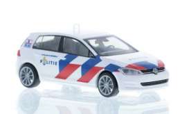 Volkswagen  - Golf VII white/blue/red - 1:87 - Rietze - R53204 - RZ53204 | Toms Modelautos