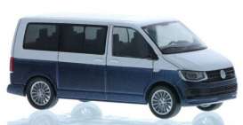 Volkswagen  - T6 blue/silver - 1:87 - Rietze - R11661 - RZ11661 | Toms Modelautos