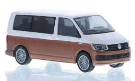 Volkswagen  - T6 bronz/white - 1:87 - Rietze - R11663 - RZ11663 | Toms Modelautos