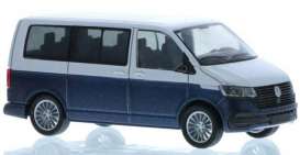 Volkswagen  - T6.1  blue/silver - 1:87 - Rietze - R11671 - RZ11671 | Toms Modelautos