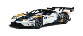 Ford  - GT MKII 2020 white/black - 1:18 - GT Spirit - GT290 - GT290 | Toms Modelautos