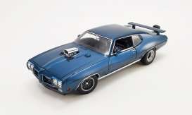 Pontiac  - GTO *Drag Outlaw* 1970 blue - 1:18 - Acme Diecast - 1801215NC - acme1801215NC | Toms Modelautos