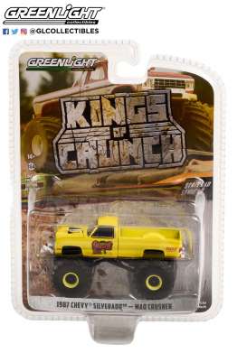 Chevrolet  - Silverado Monster Truck 1987 yellow - 1:64 - GreenLight - 49100C - gl49100C | Toms Modelautos