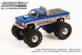 GMC  - Sierra 1987 blue/grey - 1:64 - GreenLight - 49100E - gl49100E | Toms Modelautos