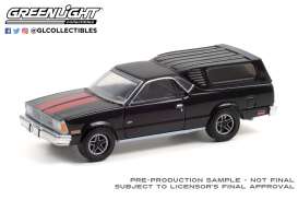 Chevrolet  - El Camino 1981 black/red - 1:64 - GreenLight - 30310 - gl30310 | Toms Modelautos