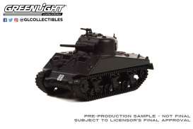 Sherman  - M4 Tank 1944 black - 1:64 - GreenLight - 28090A - gl28090A | Toms Modelautos