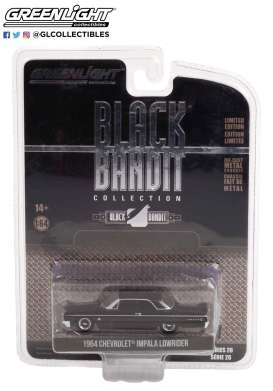 Chevrolet  - Impala 1964 black - 1:64 - GreenLight - 28090B - gl28090B | Toms Modelautos