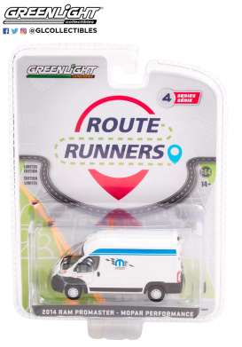 Ram  - ProMaster 2014 white/blue - 1:64 - GreenLight - 53040A - gl53040A | Toms Modelautos