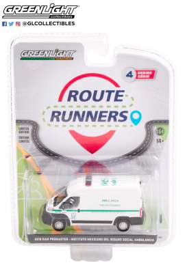 Ram  - ProMaster 2018 white/green - 1:64 - GreenLight - 53040C - gl53040C | Toms Modelautos