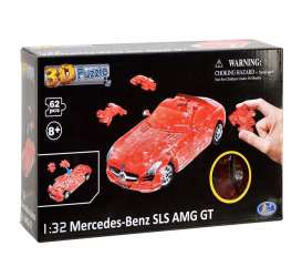 Mercedes Benz  - SLS AMG GT clear red - 1:32 - Happy Well - 57111 - happy57111A | Toms Modelautos