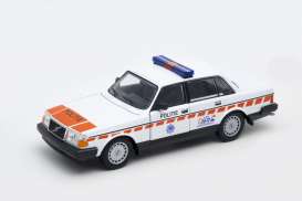 Volvo - 240 GL *Dutch Police* 1986 white/red - 1:24 - Welly - 24102RS-W - welly24102RS-W | Toms Modelautos Volvo - 240 GL *Dutch Police* 1986 white/red - 1:24 - Welly - 24102RS-W - welly24102RS-W | Toms Modelautos
