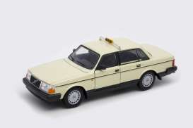 Volvo - 240 GL *Taxi Germany* 1986 cream-yellow - 1:24 - Welly - 24102RS-W - welly24102TX-W | Toms Modelautos Volvo - 240 GL *Taxi Germany* 1986 cream-yellow - 1:24 - Welly - 24102RS-W - welly24102TX-W | Toms Modelautos