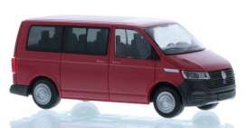 Volkswagen  - T6.1 red - 1:87 - Rietze - R11686 - RZ11686 | Toms Modelautos