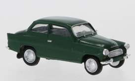 Skoda  - Octavia 1960 dark green - 1:87 - Brekina - 27461 - Brek27461 | Toms Modelautos