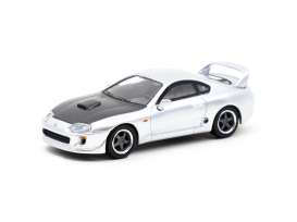 Toyota  - Supra 2018 silver - 1:64 - Tarmac - T64-011-SG - TC-T64-011SG | Toms Modelautos