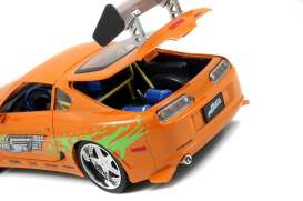 Toyota  - Supra F&F 1995 orange - 1:18 - Jada Toys - 31139 - jada31139 | Toms Modelautos