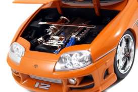 Toyota  - Supra F&F 1995 orange - 1:18 - Jada Toys - 31139 - jada31139 | Toms Modelautos