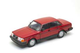 Volvo  - 240 GL red - 1:24 - Welly - 24102 - welly24102r | Toms Modelautos