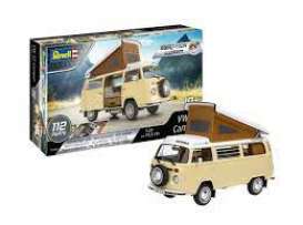 Volkswagen  - T2 camper  - 1:24 - Revell - Germany - 67676 - revell67676 | Toms Modelautos