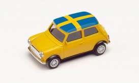 Mini Cooper - EK 2021 yellow - 1:87 - Herpa - H420723 - herpa420723 | Toms Modelautos