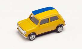 Mini Cooper - EK 2021 yellow - 1:87 - Herpa - H420778 - herpa420778 | Toms Modelautos