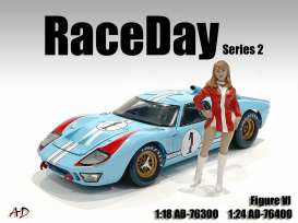 Figures  - Race Day II Figure VI 2021  - 1:18 - American Diorama - 76300 - AD76300 | Tom's Modelauto's