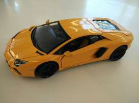 Lamborghini  - Aventador yellow - 1:18 - Rastar - rastar61300y | Toms Modelautos
