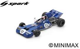Tyrrell  - 003 1971 blue/white - 1:43 - Spark - s7232 - spas7232 | Toms Modelautos